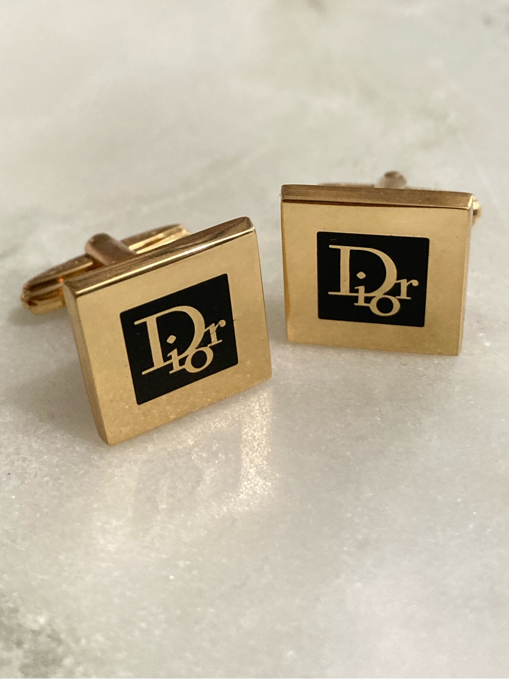 Auth Dior Cuff Links